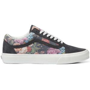 Vans Moody Floral Old Skool Shoes - Grey/White
